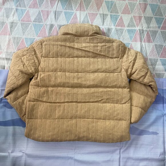 Polo Ralph Lauren Cable-Knit Pattern Puffer Jacket - Picture 8 of 8